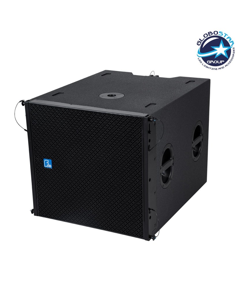 GloboStar® FDB DLA118BAS 98018 PA Speaker - Ενεργό Αυτοενισχυόμενο Subwoofer Line Array Κρεμαστό & Επιδαπέδιο με Ψηφιακό Ενισχυτή SA2.68 AC 220V-50-60Hz - 900W RMS-4Ω + 600W RMS-4Ω (2400W Peak) - 1 x 18" Inches LF - IP20 - Μαύρο - Μ56 x Π68.2 x Υ52cm